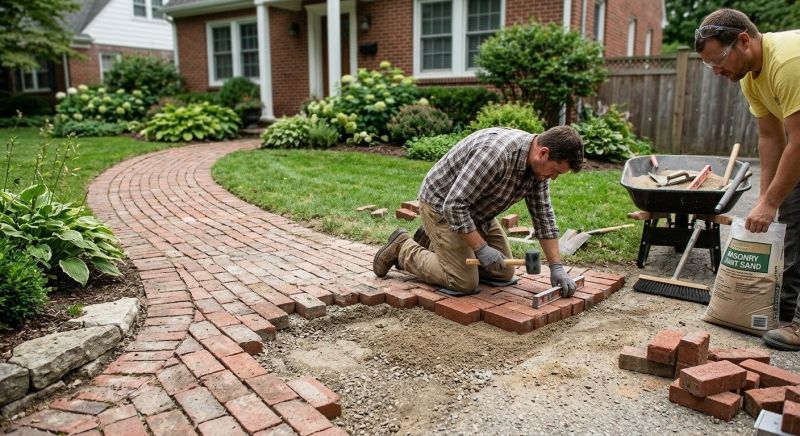 Brick Flatwork Repair in Hartwell, GA