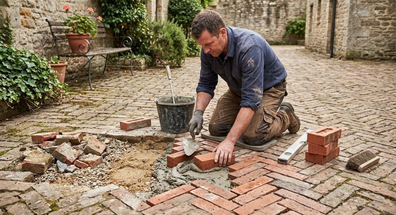 Brick Flatwork Repair in Iva, SC