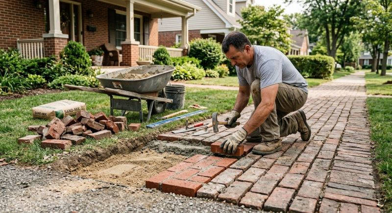 Brick Flatwork Repair in Anderson, SC