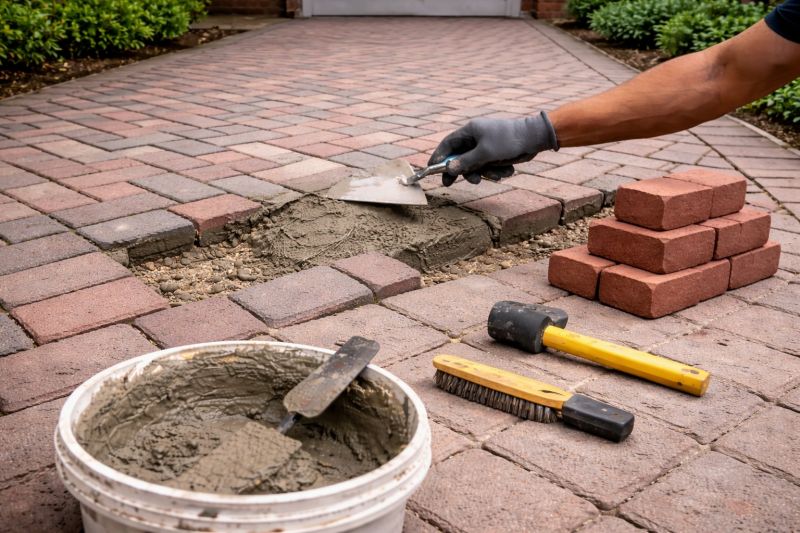 Brick Flatwork Repair in Pickens County, SC