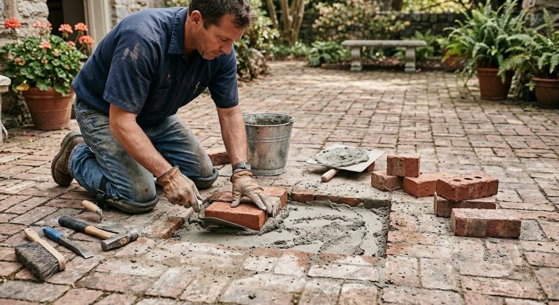 Brick Flatwork Repair in Starr, SC