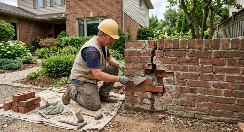 Brick Wall Repair in Fair Play, SC