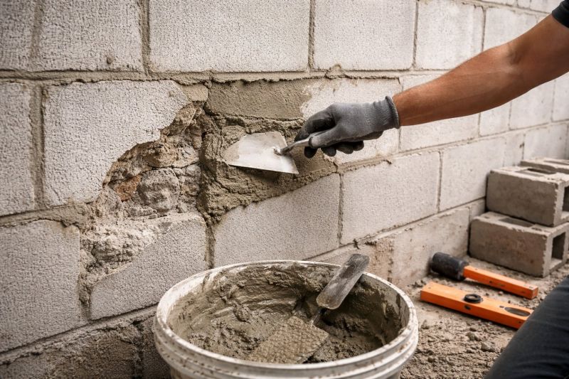 Cinder Block Wall Repair in Seneca, SC