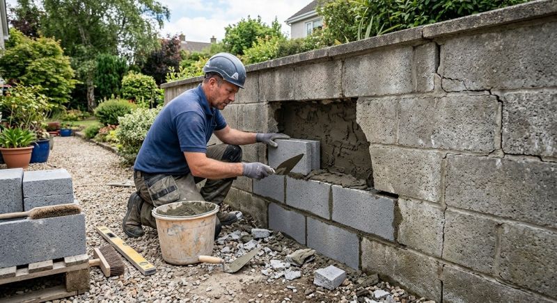 Concrete Block Repair in Pickens County, SC