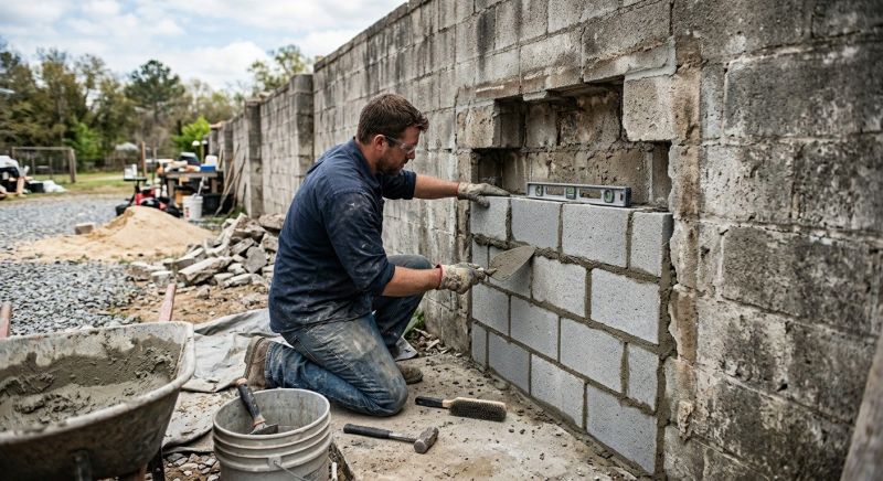 Masonry Wall Repair in Anderson, SC