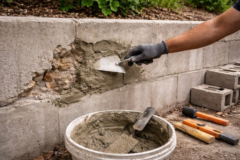 Retaining Wall Repair in Clemson, SC