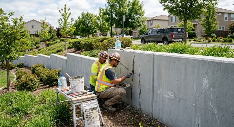 Retaining Wall Repair in Easley, SC