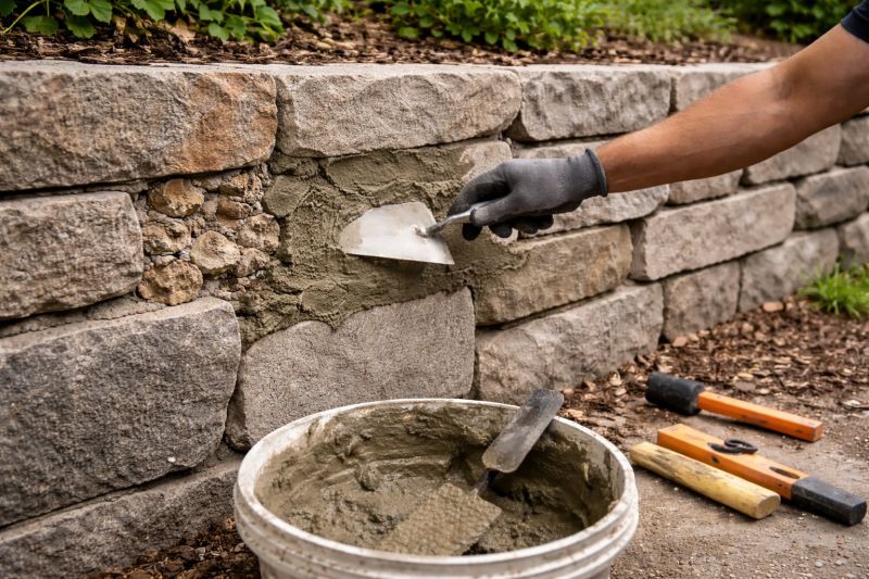 Retaining Wall Repair in Fair Play, SC