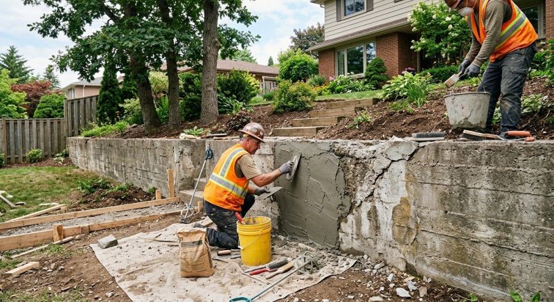 Retaining Wall Repair in Anderson, SC