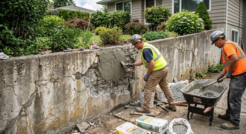 Retaining Wall Repair in Oconee County, SC