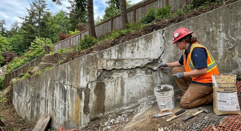 Retaining Wall Repair in Seneca, SC