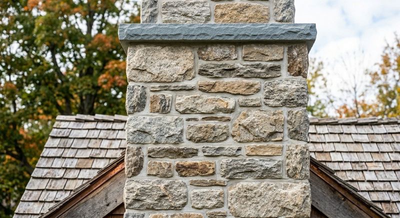 Stone Chimney Installation in Anderson, SC