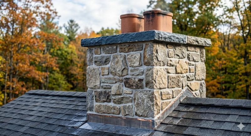 Stone Chimney Installation in Seneca, SC