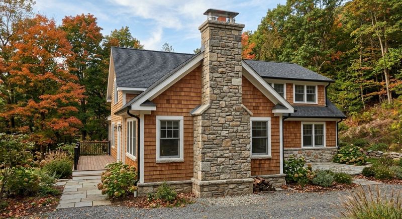 Stone Chimney Installation in Starr, SC