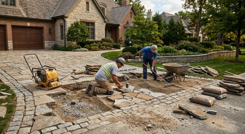 Stone Driveway Repair in Anderson, SC
