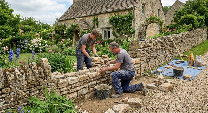 Stone Wall Repair in Honea Path, SC