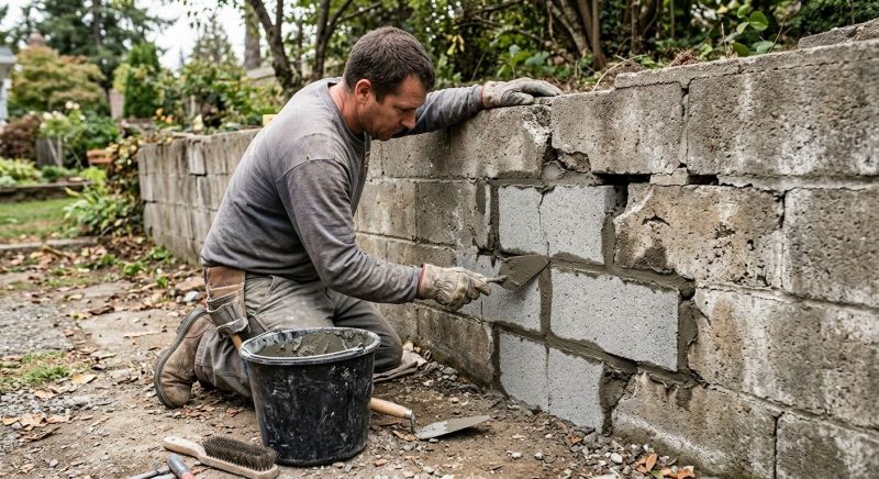 Block Wall Repair in Clemson, SC
